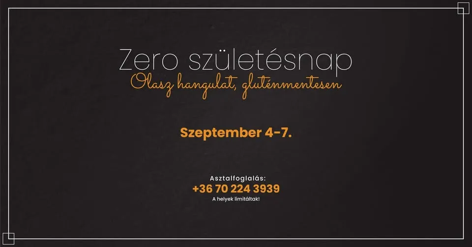 Olasz hétvége, glutén nélkül 🇮🇹 | Zero Születésnap 🥳